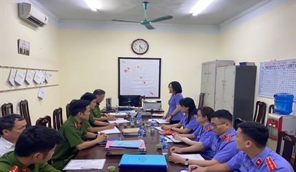 Viện KSND cấp huyện gồm Quốc Oai, Thanh Xuân phối hợp liên ngành kiểm...